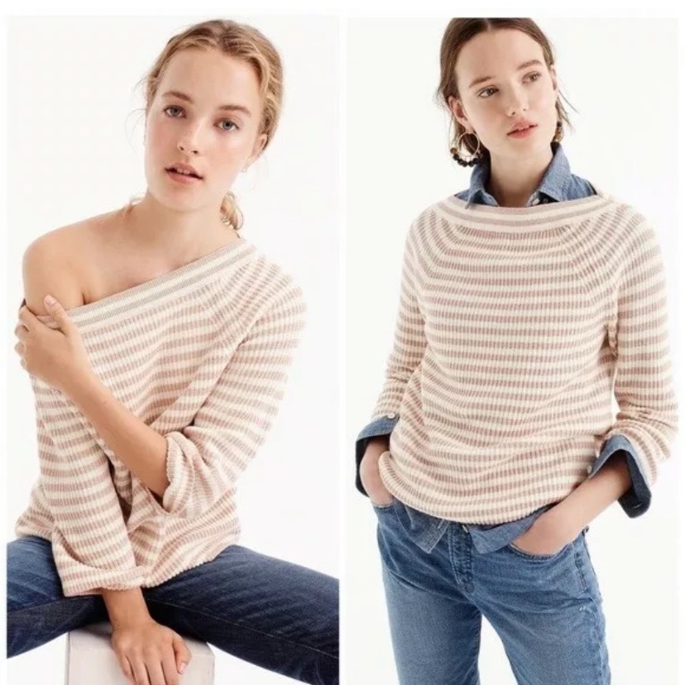 Super cute J crew stripe sweater